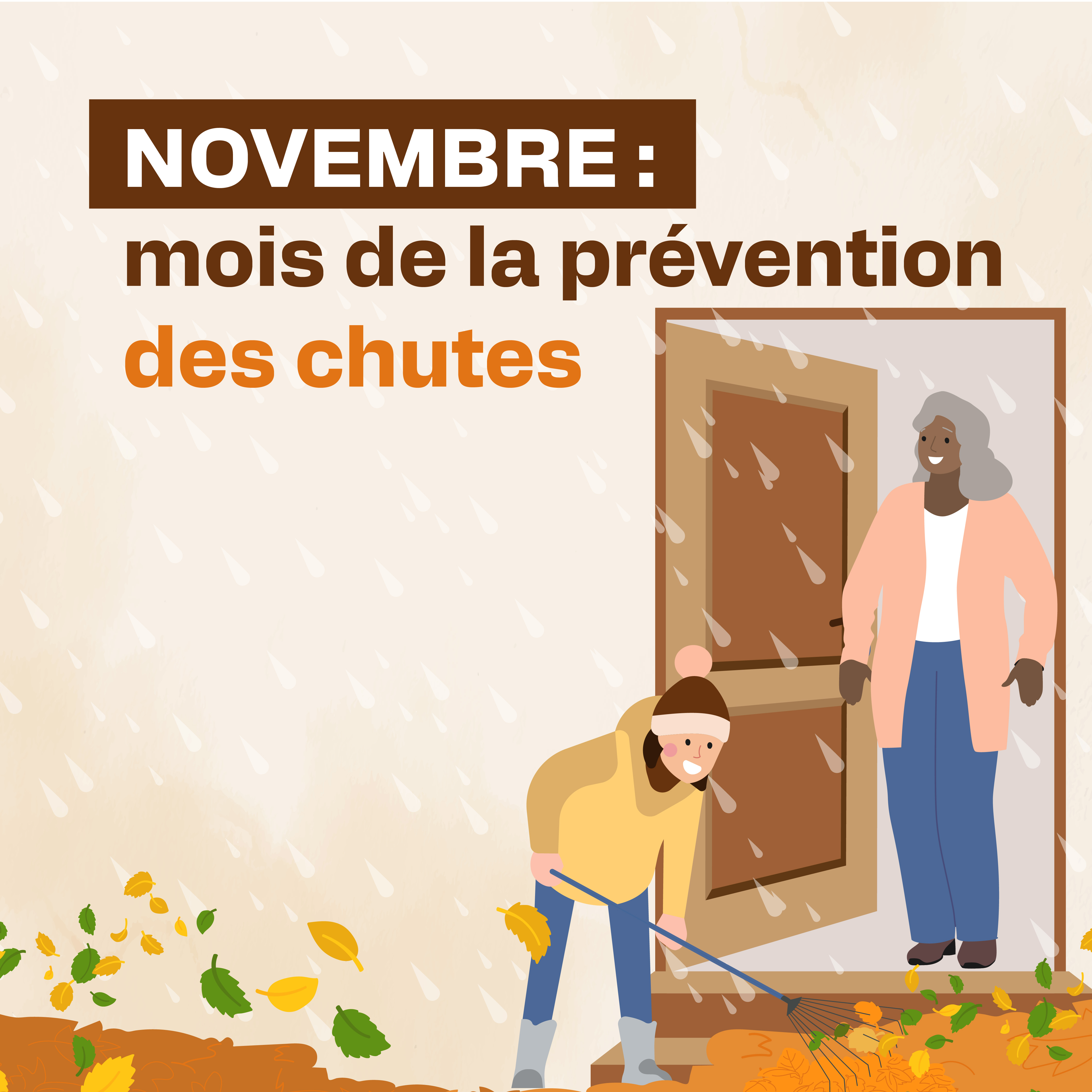 Novembre est le mois de la prévention des chutes