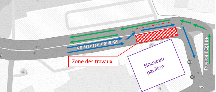 Travaux en novembre 2024 à l'Hôpital de Verdun