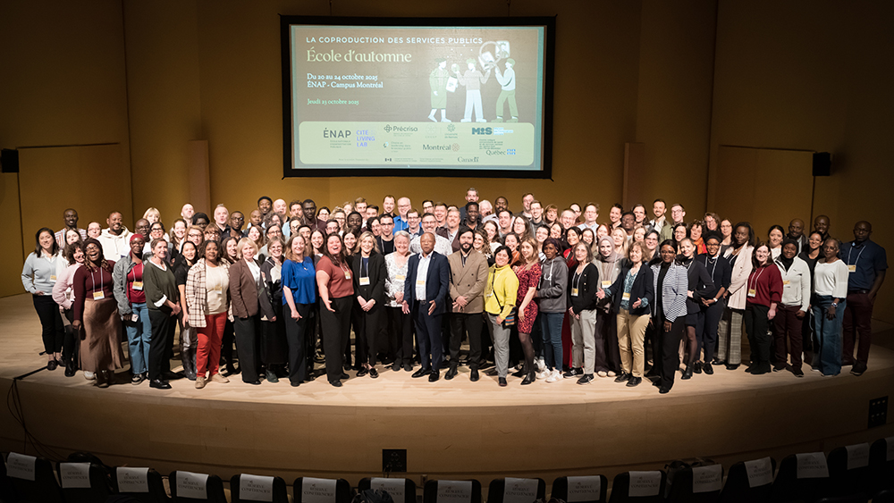 Groupe de personnes participant à l'École d’automne 2025 de l’École nationale d’administration publique (ENAP)