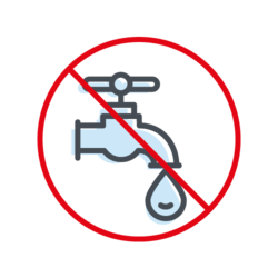 Ne pas utiliser l'eau du robinet