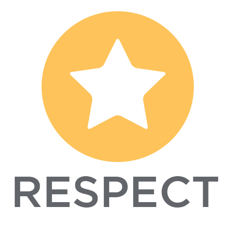 Le respect est représenté par une étoile