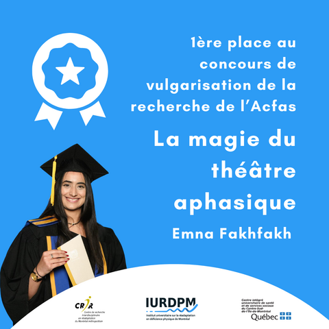 Acfas récompense une étudiante membre du CRIR et de l'IURDPM