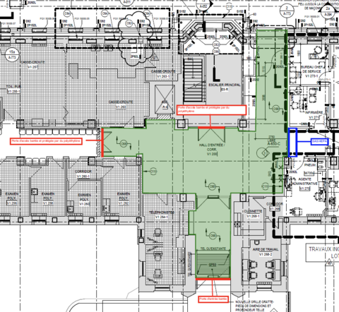 Actu_AgrandissementModernisationHVerdun_FermetureEntree4000_ZoneTravaux_2025_05_26