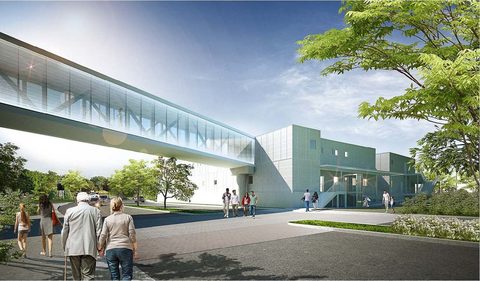 nouveau bâtiment de l'hôpital de Verdun
